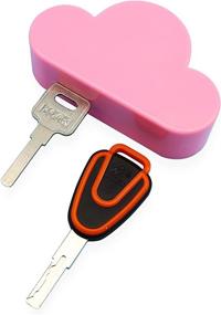 img 4 attached to 🔑 Meyerascal Pink Cloud Magnetic Key Holder: Creative Wall Ornament with Strong Magnetic Force for Multiple Keys, Easy Installation & Convenient Usage