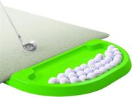 all-weather golf ball tray by gosports: a must-have accessory for home practice, compatible with all hitting mats logo