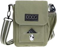 👜 large shoulder bag with waterproof lining, water bottle/tennis ball holder, and waste bag holder by doog logo