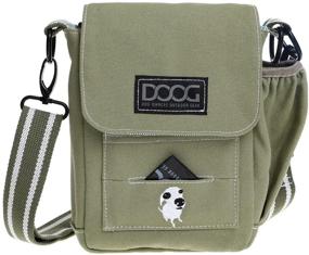 img 4 attached to 👜 Large Shoulder Bag with Waterproof Lining, Water Bottle/Tennis Ball Holder, and Waste Bag Holder by DOOG