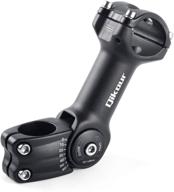 🚲 adjustable 0-60 degree bike stem: enhance performance for road bike, mountain bike, mtb, bmx (fits 1.25"/31.8mm handlebar) logo