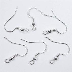 img 2 attached to Earring Hypoallergenic Sterling Jewelry Supplies