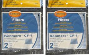 img 1 attached to 🔄 EnviroCare Premium Replacement Vacuum Cleaner Filters for Kenmore Sears Progressive & Whispertone, Panasonic - Pack of 4 Filters (86883, 86880, 20-86883)