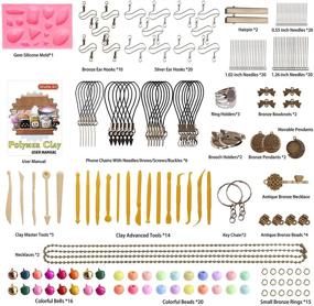 img 2 attached to Shuttle Art Polymer Clay Kit - 82 Colors 1.2 oz/Block Oven Bake Modeling Clay with 19 Sculpting Tools and 16 Accessories - Non-Stick, Non-Toxic, Perfect DIY Art and Craft Gift for Kids