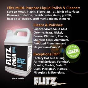 img 3 attached to 🔆 Flitz LQ 04510: Premium 1 Gal Metal/Plastic/Fiberglass Polish Liquid for Ultimate Shine