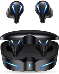 img 4 attached to 🎧 Piqeir Wireless Earbuds: Bluetooth Headphones for Gaming and Music, with USB C Charging, Noise Cancelling, and APTX Low Latency – Compatible with Android and iPhone