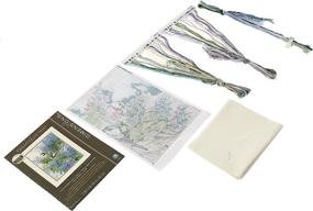 img 3 attached to 🌸 Dimensions 'Chickadees and Lilacs' Counted Cross Stitch Kit: Beautifully Detailed 14 Count Ivory Aida Fabric, 12" x 16" Size