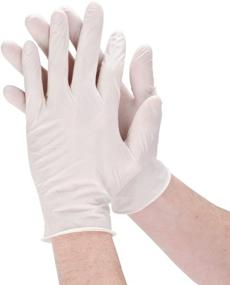 img 1 attached to 🧤 Safeguard Small Latex Powder-Free Gloves - Pack of 100