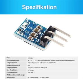 img 3 attached to 💡 Packed Power: PEMENOL 5PCS AMS1117-3.3V Buck Converter – Efficient 3.3V Step-Down Voltage Regulator for Stable Power Supply (800mA)