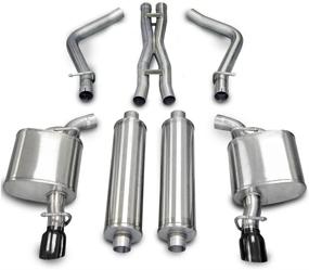 img 2 attached to CORSA 14439BLK Cat Back Exhaust System