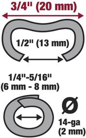 img 1 attached to Malco HR2 Hog Rings 1000 Pack