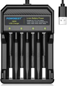 img 4 attached to POWOBEST USB 18650 Battery Charger Compatibility: Li-ion, IMR, INR, 14500-18650, RCR123A, 18490, 16340, 17670 - POWO18B Charger