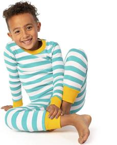 img 3 attached to Premium Fair Trade Certified Organic Cotton Footless PJs for Mighty Boys and Girls - Perfect for Toddlers and Kids