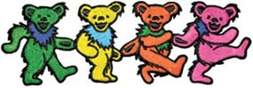 img 2 attached to 🐻 C&D Visionary Dancing Bear Patch in Black - Enhance your SEO