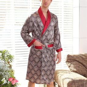 img 1 attached to 👕 Lus Chic Men's Sleeves Loungewear Underwear in Sleep & Lounge Clothing