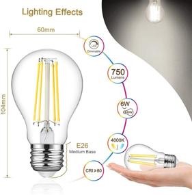 img 1 attached to Defurhome Dimmable Filament Equivalent Replacement: Enhance Your Lighting Experience