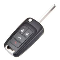 🔑 scitoo 4-button keyless entry remote key fob replacement for chevy malibu camaro cruze equinox oht01060512 - 1pc logo