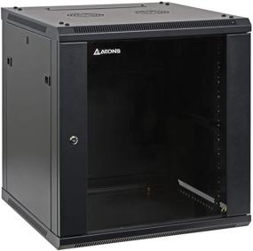 img 4 attached to Aeons 12U Signature Wall Mount 19-inch IT Network Cabinet Enclosure Server Rack with 22-inch Depth and Glass Door