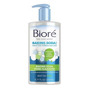 img 2 attached to Bioré Combination Skin Baking Soda Pore Cleanser (6.77 oz) + One Bioré Nose Pore Strip with Deep Cleansing Charcoal