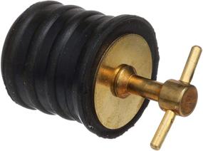 img 2 attached to 🚢 Seachoice 18861 Twist-Turn 1.25-Inch Marine Boat Brass Drain Plug: Durable and Secure with Neoprene Seal