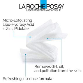 img 1 attached to 🧼 La Roche-Posay Effaclar Oil-Free Cleansing Face Wipes: Reducing Oil, Pore-Clogging Impurities, & Refining Skin Texture