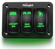 nilight aluminum 12v 24v switches warranty logo