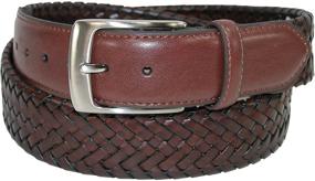 img 3 attached to Danbury Mens Leather Braided Black Men's Accessories