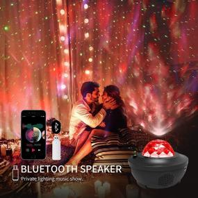 img 1 attached to Projector Bluetooth Speaker Romantic Ambiance