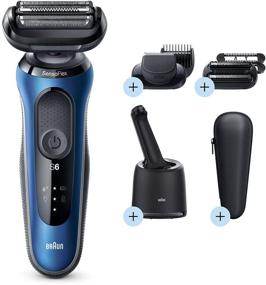 img 4 attached to Braun Series 6 6090cc Electric Men's Razor with SmartCare Center, Beard and Stubble Trimmer - Enhanced SEO