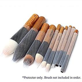 img 4 attached to 🖌️ 150 Pack of Magik Protect Pro Makeup Brush Protectors