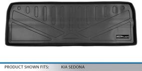 img 2 attached to 🚙 MAXLINER All Weather Custom Fit Cargo Liner - Black (2015-2021 Kia Sedona)