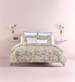 img 4 attached to 🌸 Kate Spade New York King Lilac Floral Dots Comforter Set