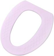 🚽 maxmartt toilet seat cushion: waterproof eva reusable soft pad (color: pink) logo