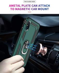 img 2 attached to A10 Case (Not For A10E) Military Protection With Built-In 360 Rotation Kickstand Support Car Magnetic Holder For Samsung Galaxy A10 Jade