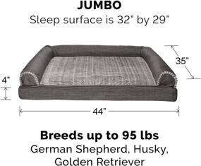 img 3 attached to 🐾 Furhaven Orthopedic and Cooling Gel Pet Beds: Perfect Comfort for Dogs and Cats