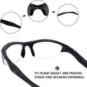 img 1 attached to 🧢 Enhance Your Oakley Jacket: PapaViva Replacement Rubber for Men's Sunglasses & Eyewear Accessories