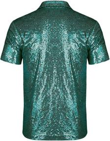 img 3 attached to 🍾 Men's Metallic Champagne Clothing and Shirts by URRU Shirts Nightclub