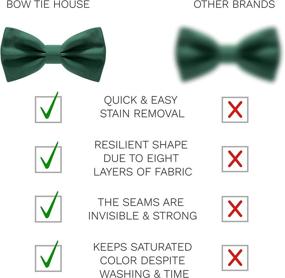 img 2 attached to Classic Pre Tied Bow Tie House Boys' Accessories at Bow Ties