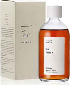 img 1 attached to SIORIS My First Essener - 2-in-1 Toner & Essence (3.38 fl.oz.), featuring 3 Types of Hyaluronic Acids, Rose Water, Green Tea and Mugwort Extracts, Cosmos Certified, with Only 14 Ingredients