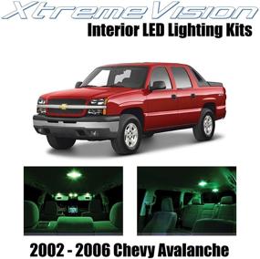 img 4 attached to Светодиод XtremeVision для салона Chevy Avalanche 2002-2006 (16 шт.) Инструмент для установки комплекта зеленых светодиодов для салона