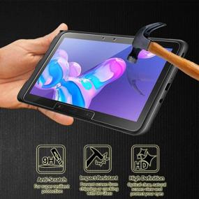 img 1 attached to 📱 Орзеро (2 шт) Защитное стекло для экрана Tempered Glass для Samsung Galaxy Tab Active Pro 10.1 - HD Антицарапин, Полное покрытие | Пожизненная замена