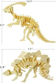 img 2 attached to Wooden Dinosaur Assembly Kit - Calary Simulation