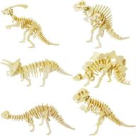 набор для сборки деревянной модели динозавра - имитация калари логотип
