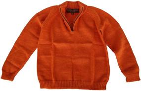 img 4 attached to 🧥 Handmade Marled Alpaca Basics Sweater for Boys' Clothing and Sweaters