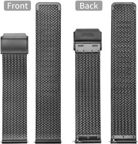 img 3 attached to ⌚ Mesh Metal T-Strap Men's Watches with Watch Strap