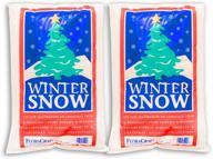 floracraft faux snow - white - 2 pack of 4 liters for versatile decorating and crafting needs logo