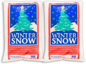 img 1 attached to FloraCraft Faux Snow - White - 2 Pack of 4 Liters for Versatile Decorating and Crafting Needs