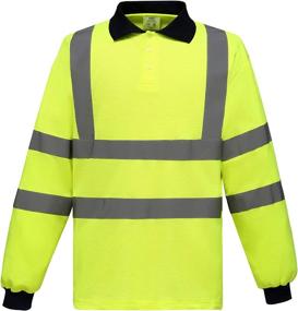 img 2 attached to Phrmovs Safety Shirts Sleeve Workwear