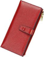 leather wallets blocking wallet capacity women's handbags & wallets and wallets logo