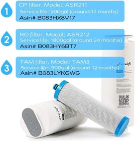 img 2 attached to 🚰 Enhance Water Purification with FRIZZLIFE Reverse Undersink Filtration Replacement Cartridge